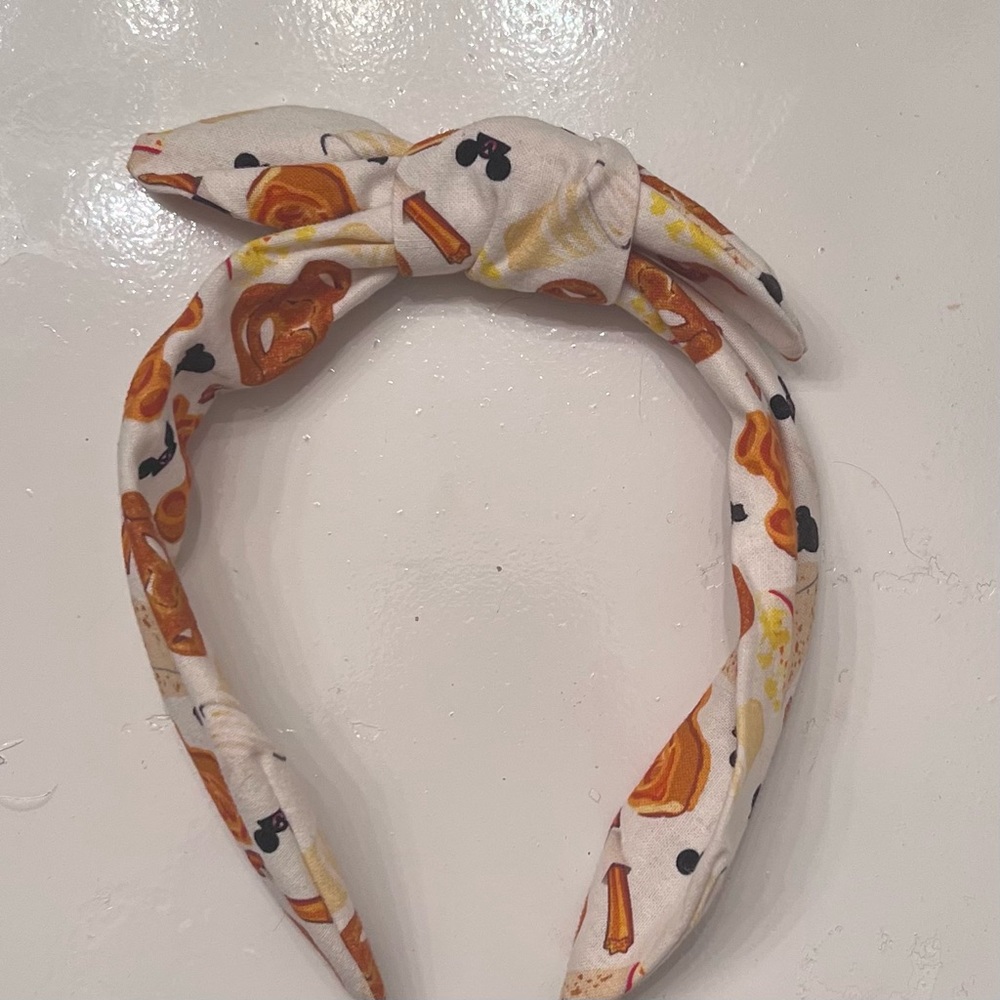 Disney snacks bow headband